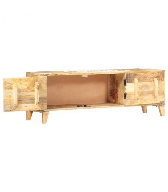 Mueble para TV en madera de mango con dibujo