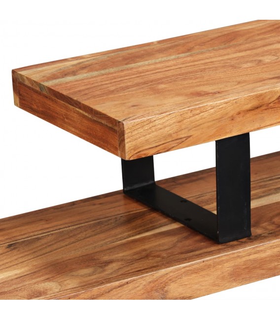 Mueble para TV de madera maciza de acacia Dual
