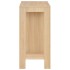 Mesa alta de cocina con estantería color roble 110x50x103