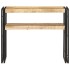 Mesa consola de madera de mango rugosa 90x30x75