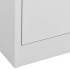 Armario archivador de acero gris claro 90x46x72,5