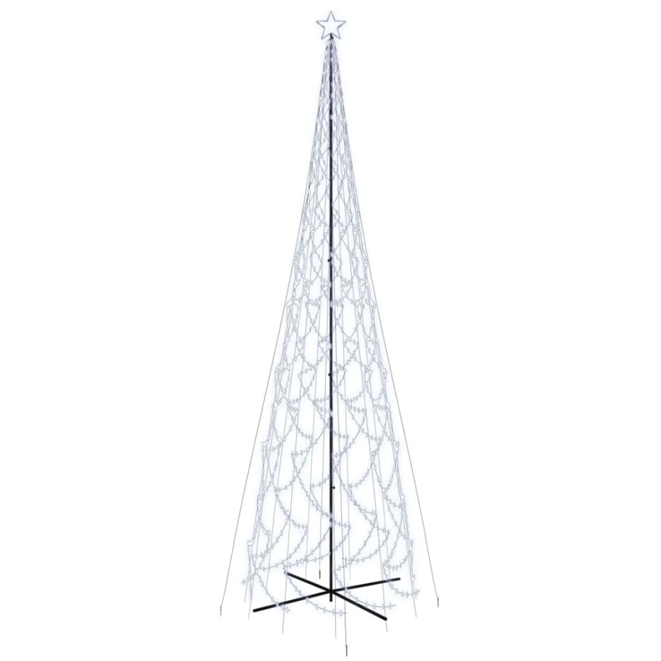 Árbol de Navidad cónico 3000 LED blanco frío 230x800