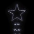 Árbol de Navidad cónico 3000 LED blanco frío 230x800