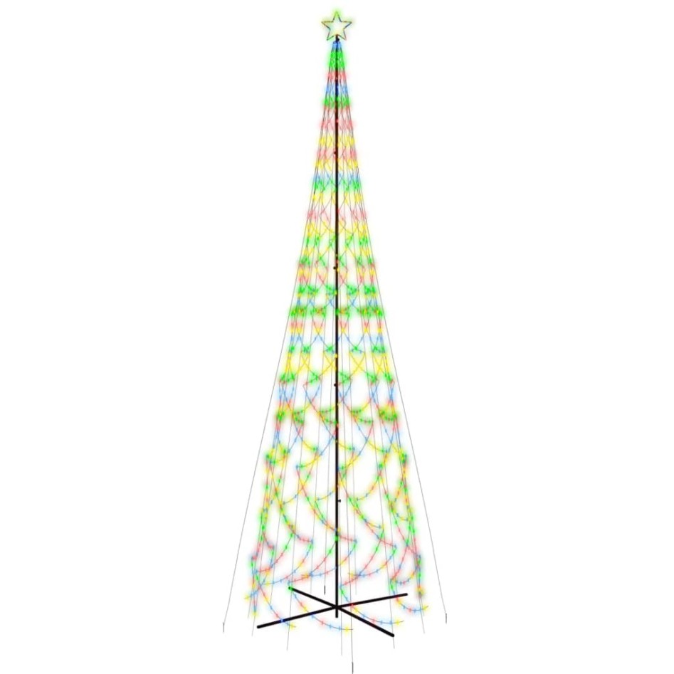 Árbol de Navidad cónico 3000 LED de colores 230x800