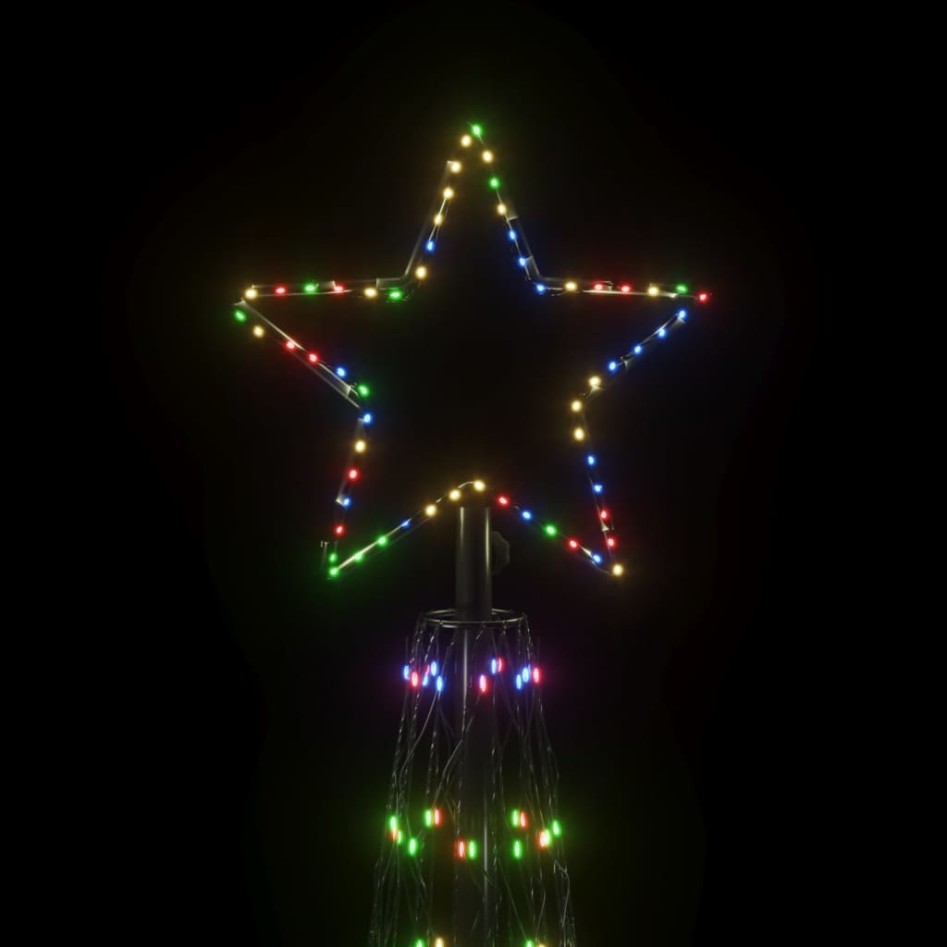 Árbol de Navidad cónico 3000 LED de colores 230x800