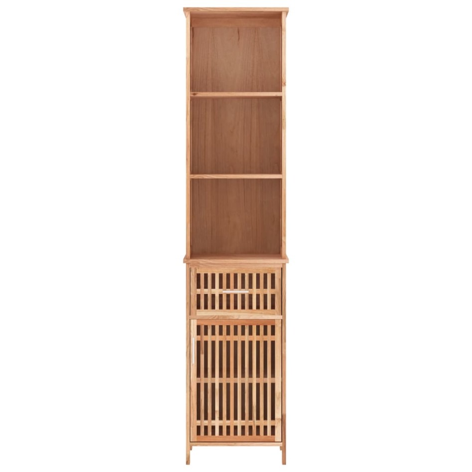 Mueble de baño madera maciza de nogal 42x29x182