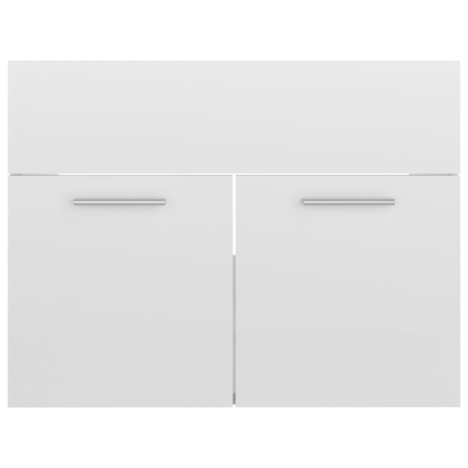 Mueble con lavabo madera de ingeniería blanco