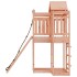 Casita infantil con pared de escalada madera abeto