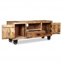 Mueble para TV de madera mango rugoso