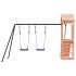 Parque infantil de exterior madera maciza