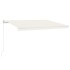 Toldo retráctil automático crema 450x300