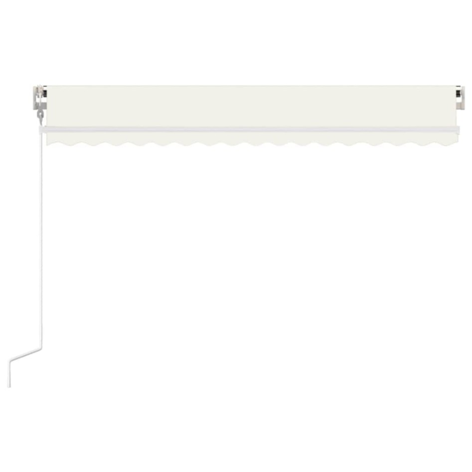 Toldo retráctil automático crema 450x300