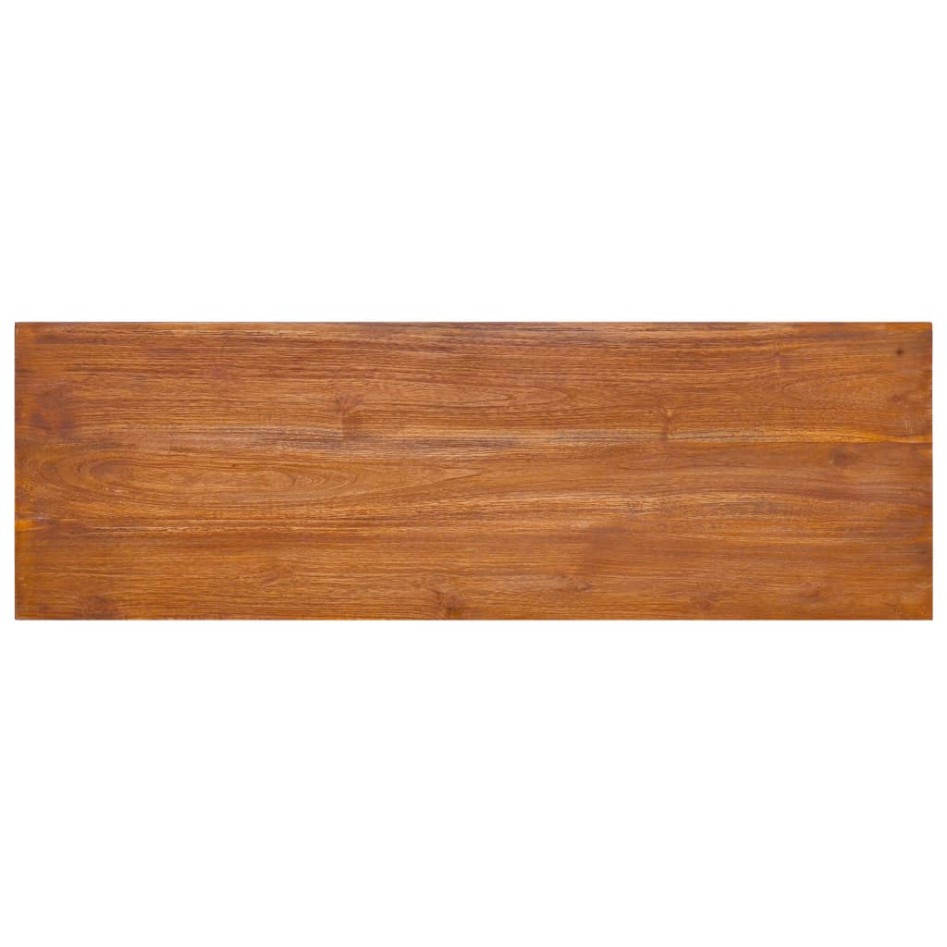 Mueble de TV de pared madera maciza de teca 180x30x30