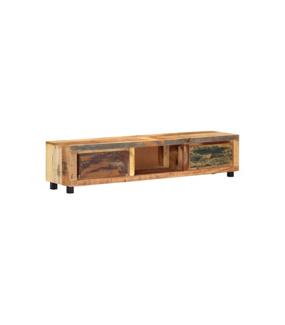 Mueble para la TV madera maciza reciclada Old Doble