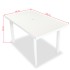 Juego de comedor de jardín 5 piezas plástico