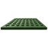 Losetas de goma protección de caídas 12 uds verde 50x50x3