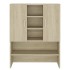 Mueble de lavadora roble