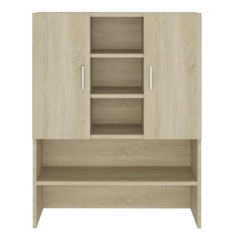 Mueble de lavadora roble