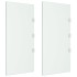 Panel lateral puerta de carpa 2 piezas vidrio