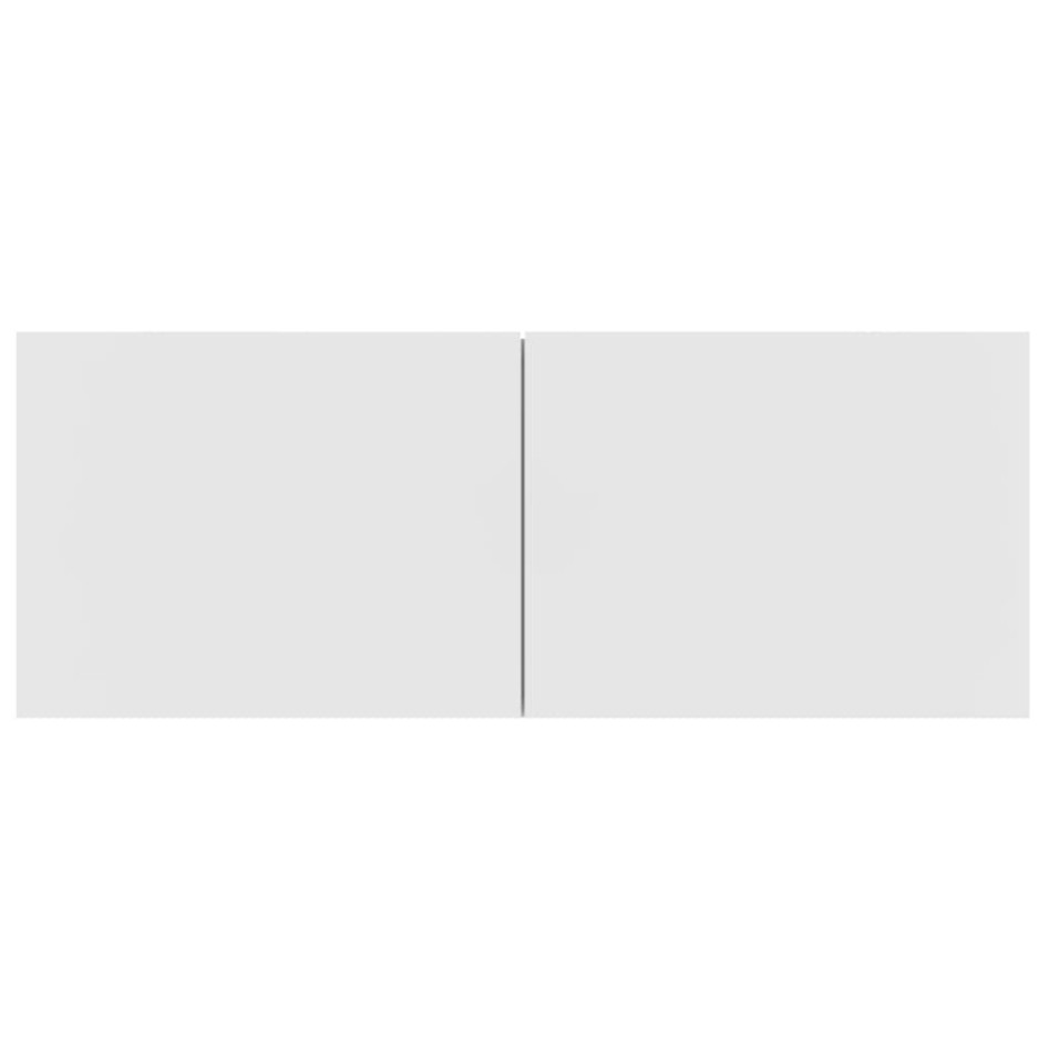 Muebles para TV 4 uds madera contrachapada blanco 80x30x30