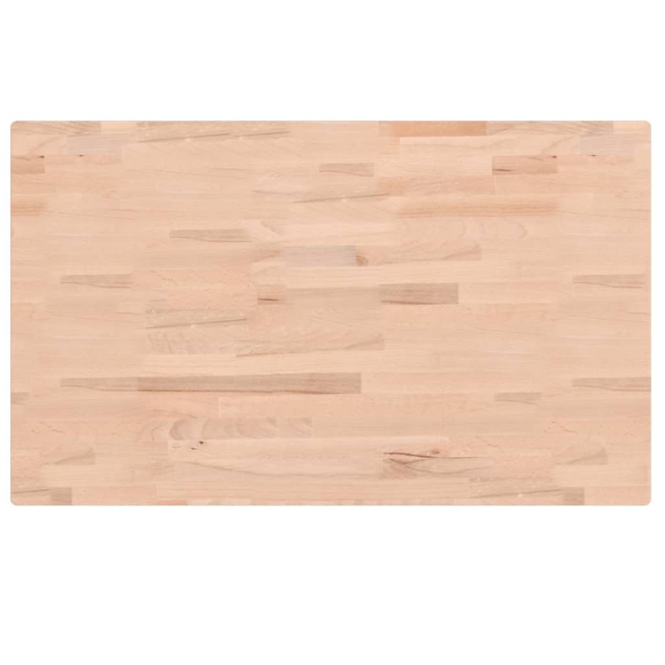 Tablero rectangular de madera maciza de haya 100x60x4