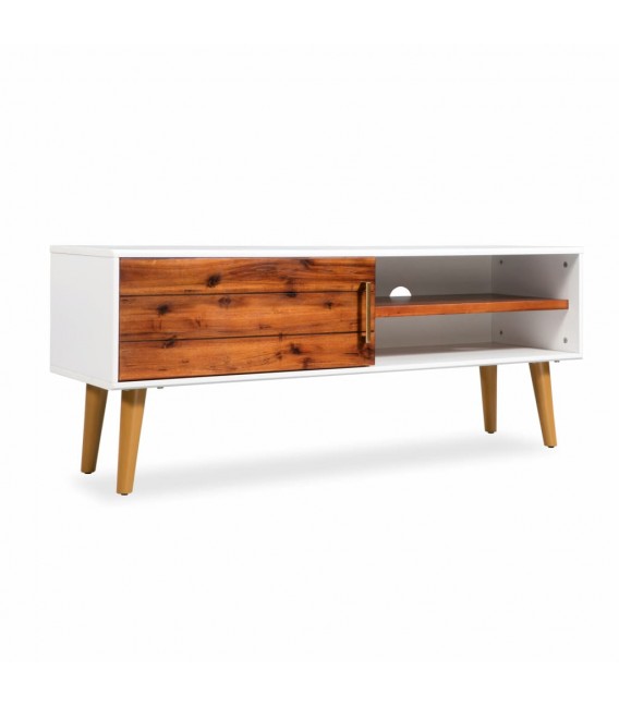 Mueble para TV de madera maciza de acacia nórdico