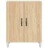 Aparador alto madera contrachapada color roble 69,5x34x180
