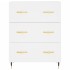 Aparador alto madera contrachapada blanco 69,5x34x180