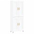 Aparador alto madera contrachapada blanco 69,5x34x180