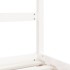 Estructura de cama para niños madera pino blanco 2x(90x200)