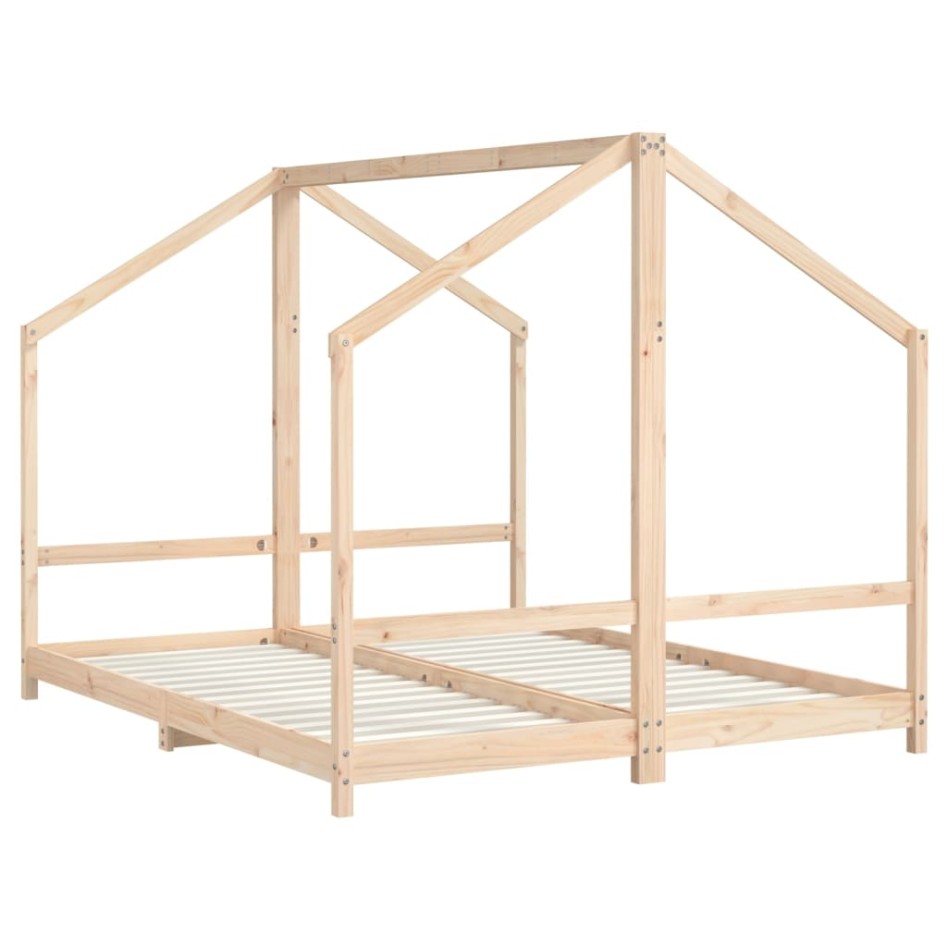 Estructura de cama infantil madera maciza de pino 2x(80x200)