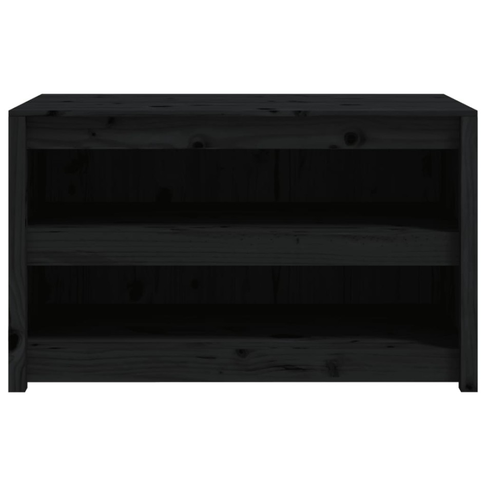 Mueble de cocina exterior madera maciza pino negro 106x55x64
