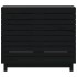 Cesto para la ropa sucia madera maciza de pino 88,5x44x76