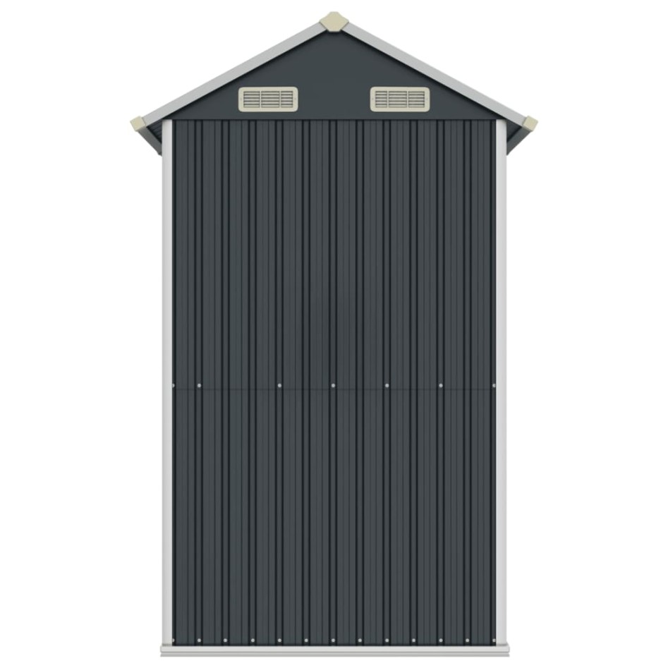 Cobertizo de jardín acero galvanizado antracita