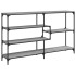 Mesa consola madera contrachapada gris Sonoma 160x32x95