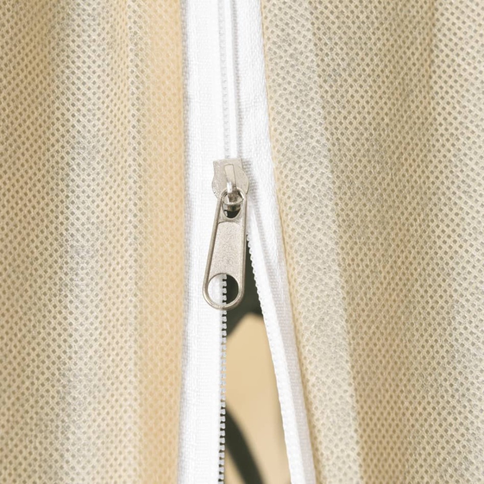 Cubiertas para plantas con cremallera 4 uds 70 g/m² 3,93x3,5