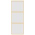 Puerta corredera dorada vidrio ESG esmerilado aluminio