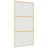 Puerta corredera dorada de vidrio ESG esmerilado y