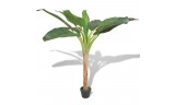 Árbol bananero artificial con macetero 150 cms verde