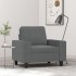 Sillón de tela gris oscuro 60