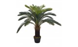 Planta artificial palmera cica con macetero 90 cms