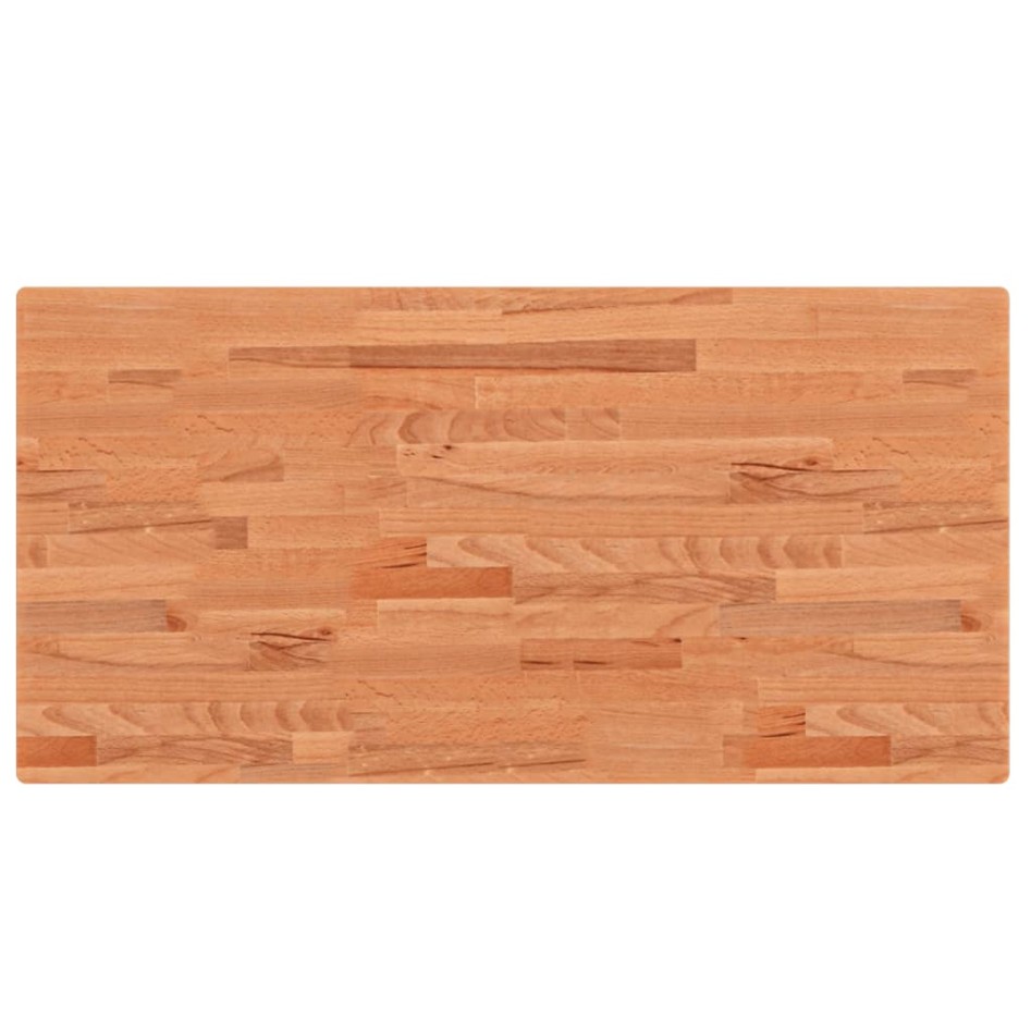 Encimera de baño madera maciza de haya 100x50x4