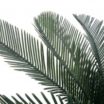 Planta artificial palmera cica con macetero 125 cms