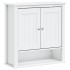 Mueble de pared baño BERG madera maciza blanco 69,5x27x71,5