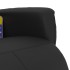 Sillón reclinable masaje con reposapiés cuero sintético
