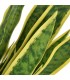Planta sansevieria artificial con macetero 90 cms verde