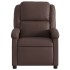 Sillón de masaje reclinable cuero sintético
