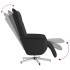 Sillón reclinable con reposapiés cuero sintético