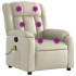 Sillón reclinable de masaje cuero sintético