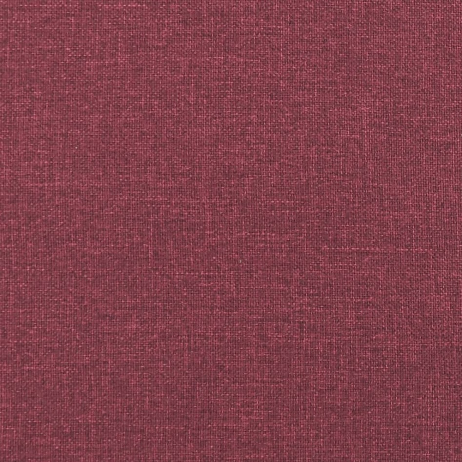 Sillón de masaje reclinable de tela color vino